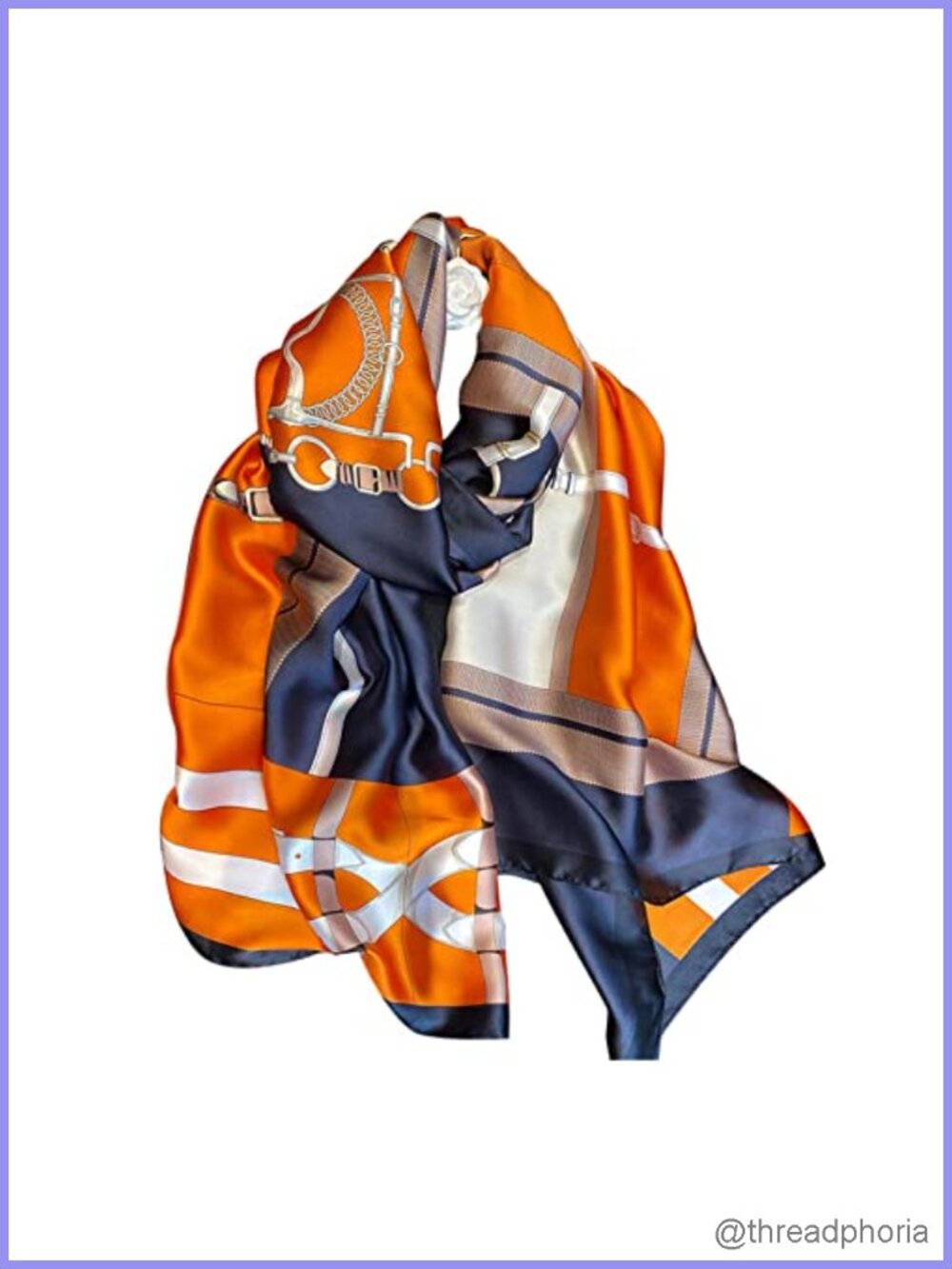 Silky Satin Shawl Wrap Long Headscarf Scarf for Women